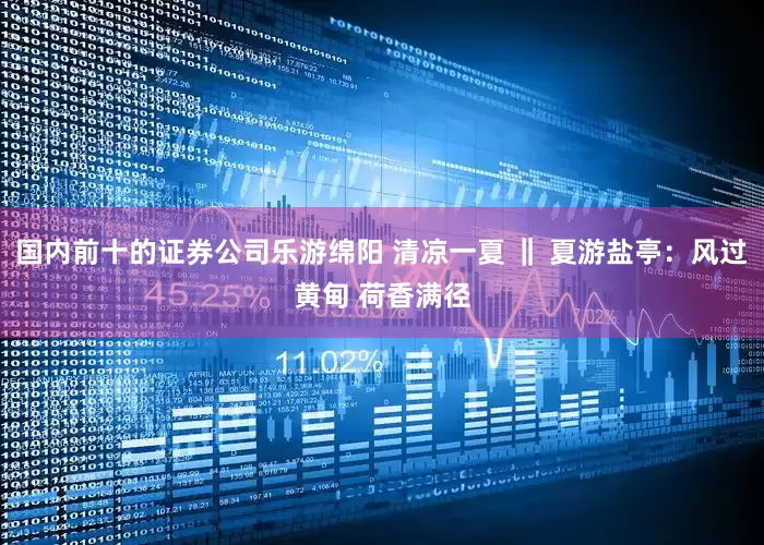 国内前十的证券公司乐游绵阳 清凉一夏 ‖ 夏游盐亭：风过黄甸 荷香满径